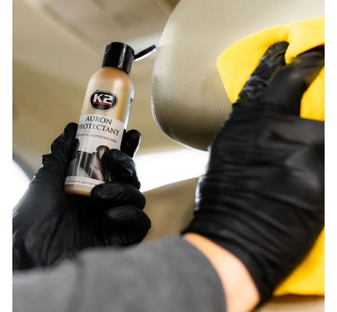 Набір для догляду за шкіряною оббивкою K2 Auron Set з щіткою та мікрофіброю, ціна: 840 грн.