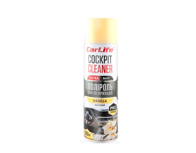 Полироль для панели приборов CarLife Cockpit Cleaner EXTRA MAT Ваниль, 500мл, цена: 132 грн.