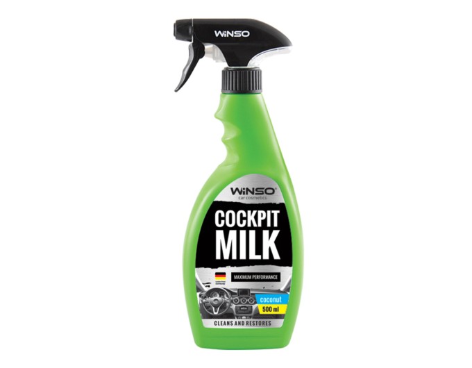 Полироль-молочко для приборной панели Winso Cockpit Milk Professional Кокос, 500мл, цена: 168 грн.