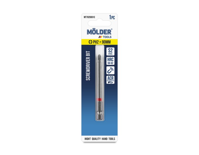 Бита Molder PH2x90мм 1шт (цветная маркировка), цена: 45 грн.