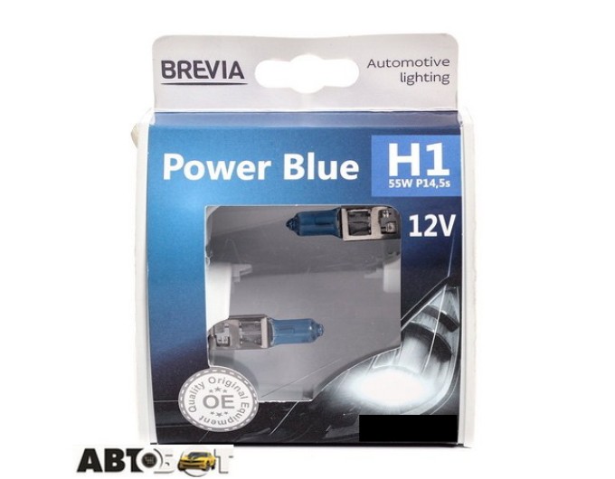 Галогенна лампа BREVIA Power Blue H1 12010PBS (2 шт.), ціна: 392 грн.