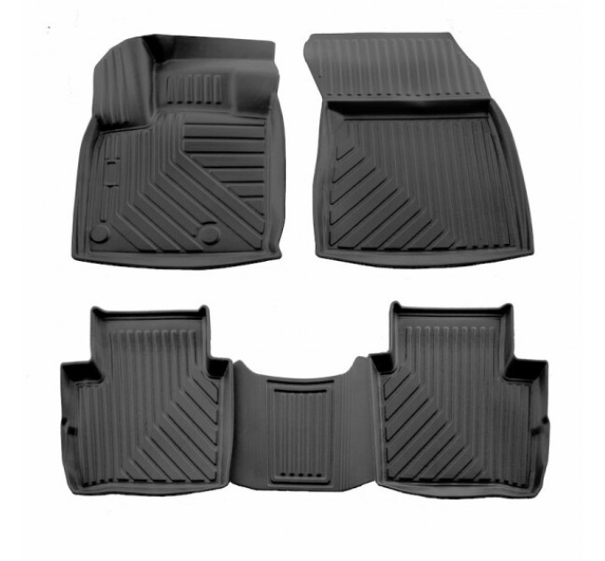 Nissan QASHQAI (J12) (2021-...) комплект 3D ковриков с 4 штук (Stingray), цена: 1 700 грн.