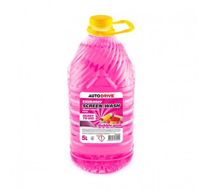 Омыватель стекла AutoDrive Summer Screen Wash PET летний Bubble Gum готовый 5л, цена: 83 грн.