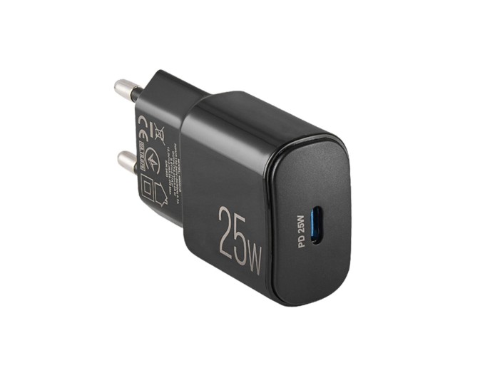 Сетевое зарядное устройство Brevia ePower PD25W USB-C черный, цена: 422 грн.