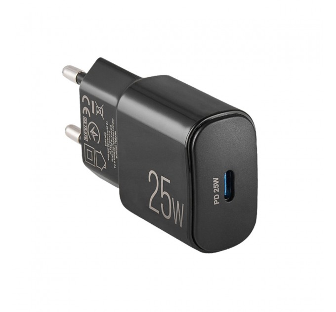 Сетевое зарядное устройство Brevia ePower PD25W USB-C черный, цена: 413 грн.