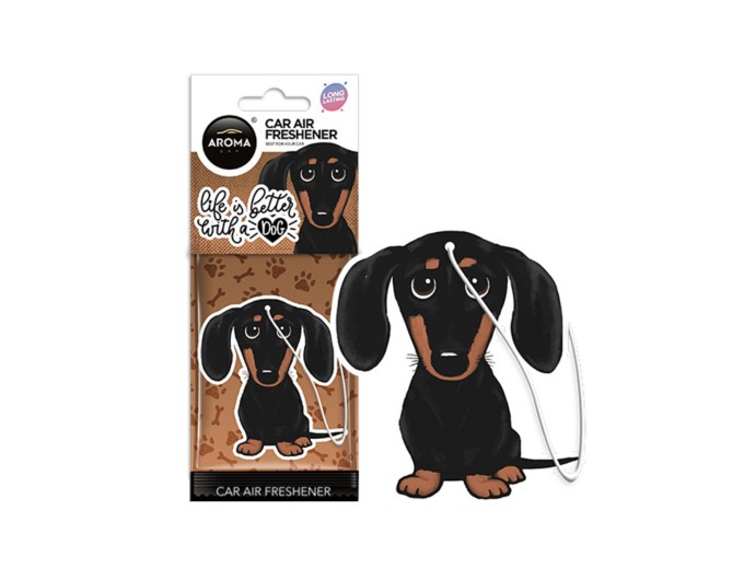 Ароматизатор Aroma Car Cellulose Animals - Sausage Dog Ice сухий, ціна: 57 грн.