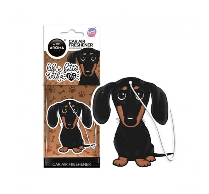 Ароматизатор Aroma Car Cellulose Animals - Sausage Dog Ice сухой, цена: 55 грн.