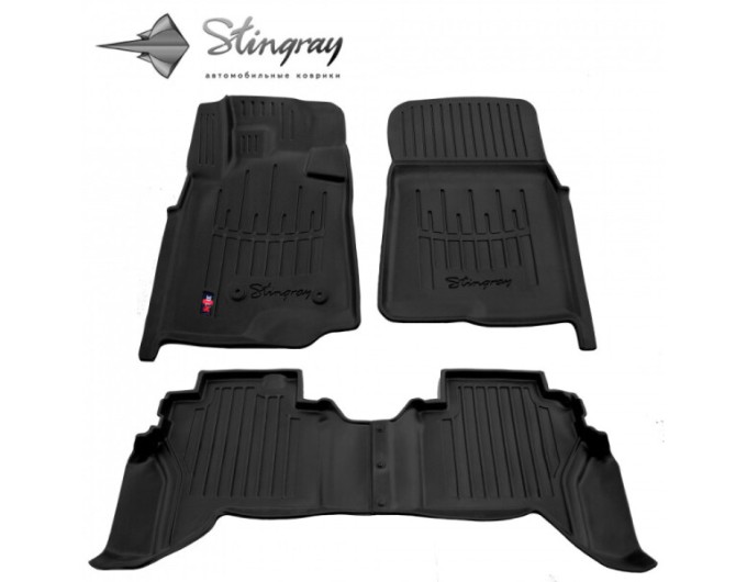 Mitsubishi Pajero Wagon IV (V80) (2006-...) комплект 3D ковриков с 4 штук (Stingray), цена: 1 870 грн.