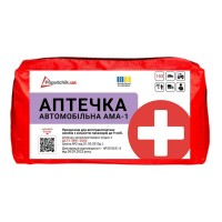 Аптечка медична автомобільна АМА-1 згідно ТУ, м'який футляр