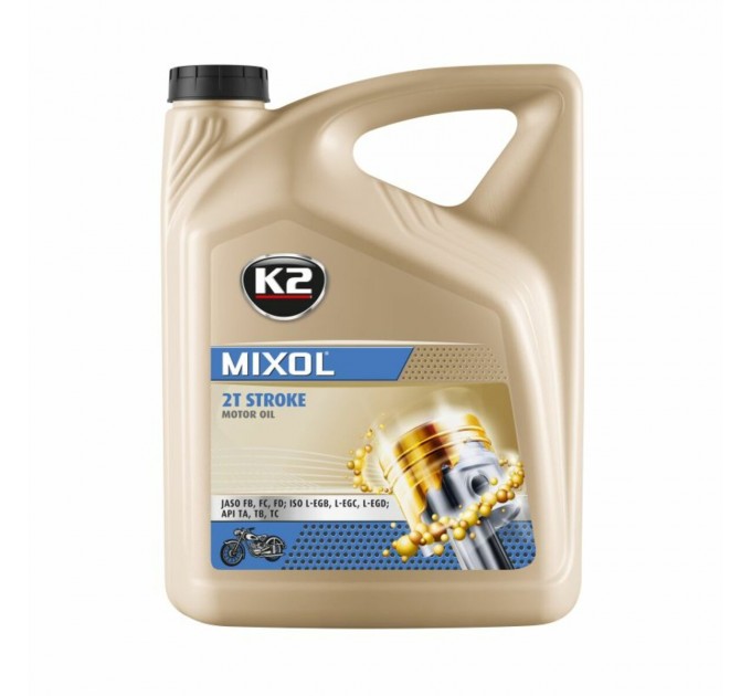 Олива моторна K2 2T Stroke Oil Mixol 5л, ціна: 736 грн.