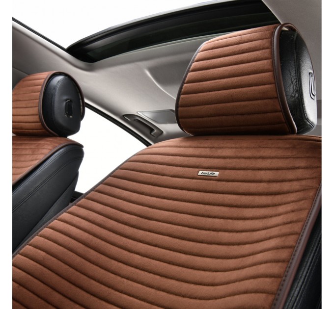 Премиум накидки для передних сидений CarLife Sport, coffee 2шт, цена: 2 247 грн.