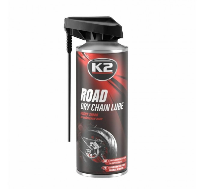 Смазка для цепей K2 Road Dry Chain Lube сухая 400мл, цена: 358 грн.