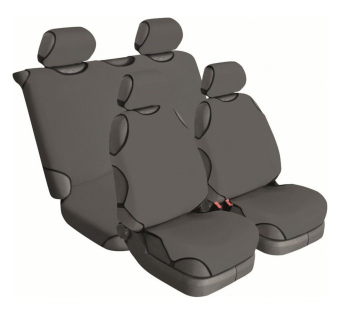 Чохли універсал Beltex Delux сірий на 4 сидіння, без підголівників, ціна: 1 328 грн.
