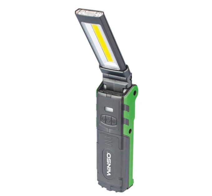 Ліхтар портативний Winso 400Lm, 5W COB+2x3W, 4000mAh, PowerBank білий, ціна: 946 грн.