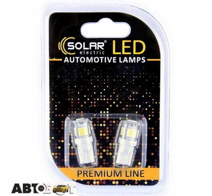 LED лампа SOLAR T10 W2.1x9.5d 12V 9SMD 5730 white SL1336 (2 шт.), ціна: 50 грн.
