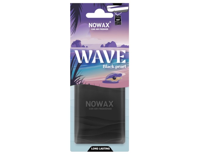 Ароматизатор пластиковий Nowax серія Wave - Black Pearl, ціна: 80 грн.