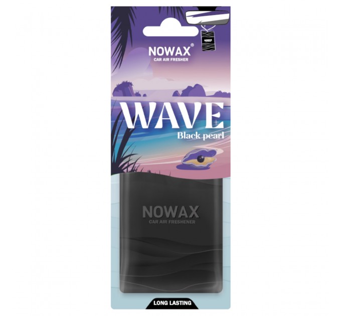 Ароматизатор пластиковый Nowax серия Wave - Black Pearl, цена: 76 грн.