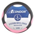 Чохол на кермо Condor L 39-41см, чорний з рожевим, ціна: 142 грн.