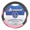 Чохол на кермо Condor L 39-41см, чорний з рожевим, ціна: 156 грн.