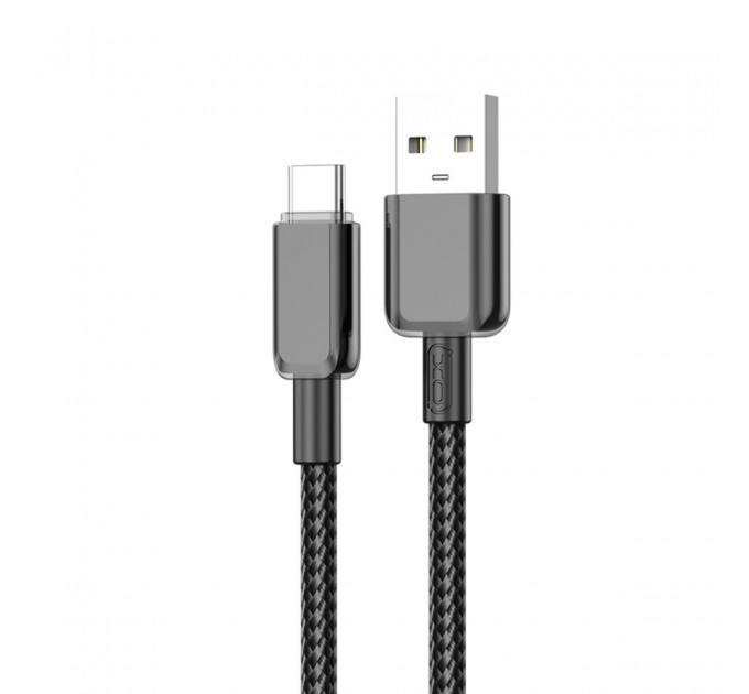 Кабель XO PVC Shiny Colorful USB to Micro USB 5А 1м черный, цена: 89 грн.