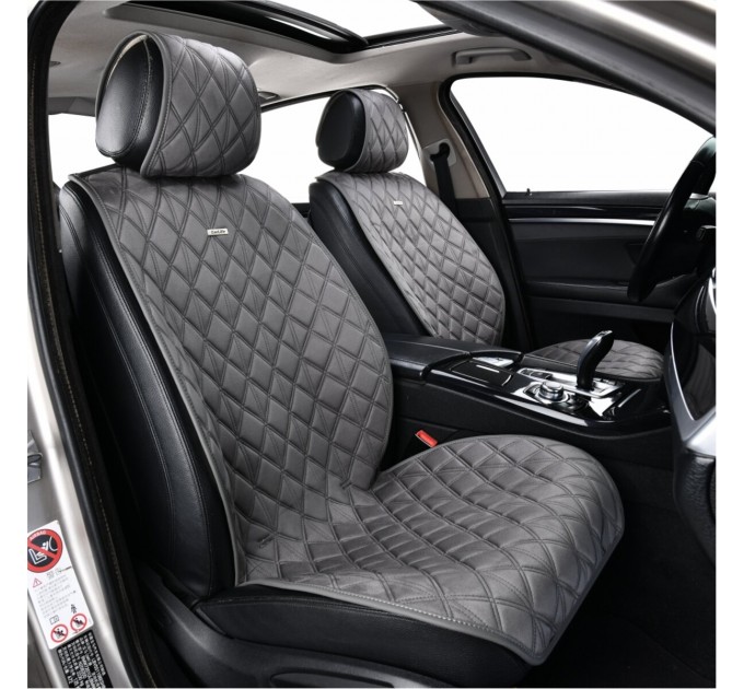 Комплект преміум накидок для сидінь CarLife Nitro, grey, ціна: 4 734 грн.