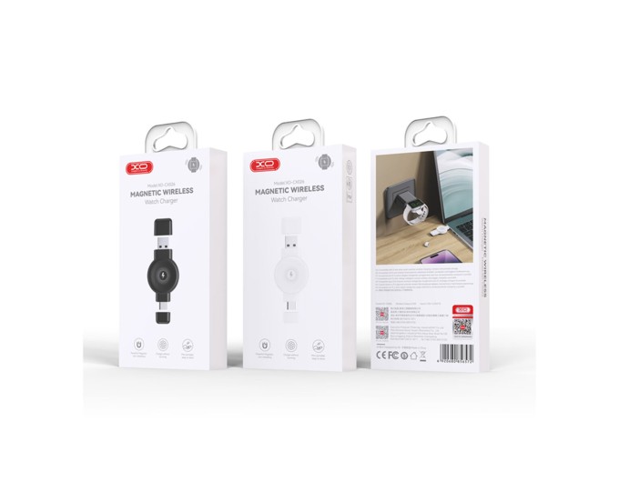 Беспроводное зарядное устройство XO CX026 Watch Wireless Charger Apple/Samsung USB/Type-C белый, цена: 299 грн.