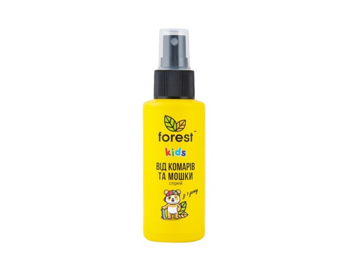 Спрей-репелент Forest Kids від комарів та мошки 140мл, ціна: 135 грн.