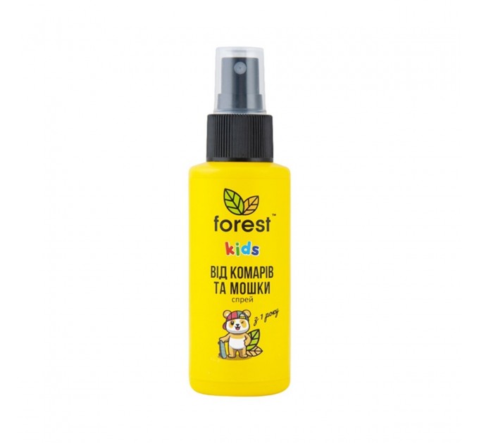 Спрей-репелент Forest Kids від комарів та мошки 140мл, ціна: 134 грн.