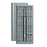 Викрутка Brevia з комплектом насадок для точних робіт алюмінієва 10х127мм, 48в1