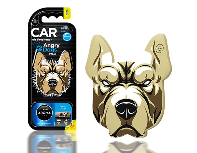 Ароматизатор Aroma Car Angry Dogs - Fresh Linen сухой, цена: 125 грн.