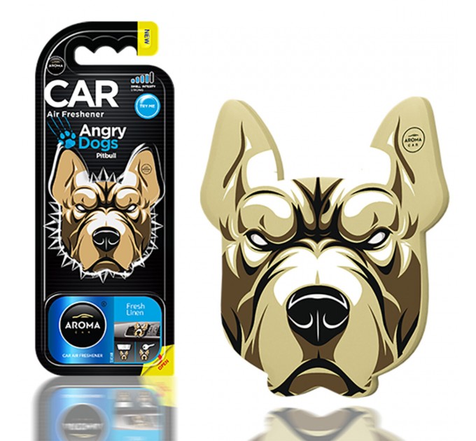 Ароматизатор Aroma Car Angry Dogs - Fresh Linen сухий, ціна: 125 грн.