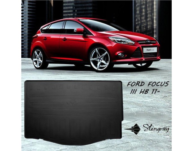 Ford Focus III (C346) (2011-2018) коврик в багажник (Stingray), цена: 1 613 грн.