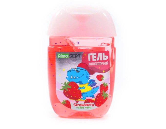 Антисептичний гель Alma Sept для рук Jungle Strawberry 40мл, ціна: 42 грн.