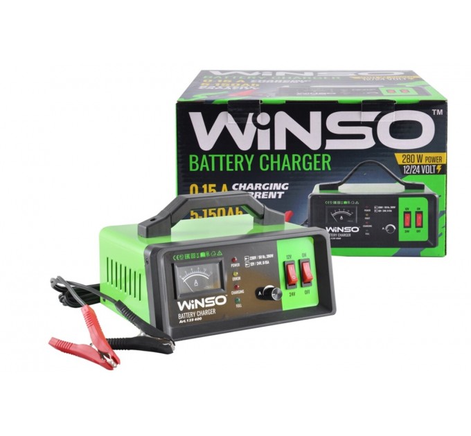 Зарядний пристрій АКБ Winso 12/24В 150А·год 15А, ціна: 1 673 грн.