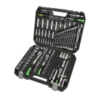 Професійний набір інструментів в кейсі Winso Pro 1/2", 1/4", 3/8" 72T, CR-V, 219од.