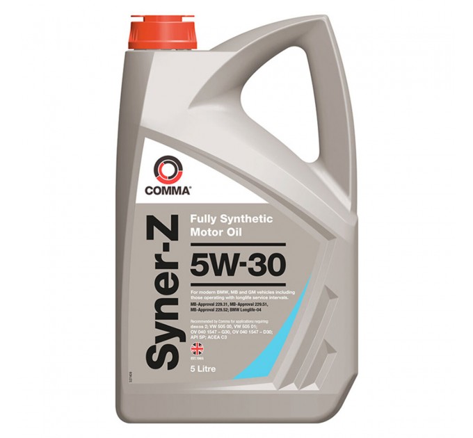 Моторное масло Comma Syner-Z 5W-30 5л, цена: 2 549 грн.