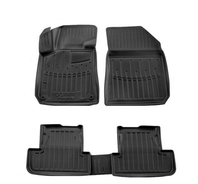 Peugeot 308 II (T9) (hatchback) (2013-2021) комплект 3D килимків з 5 штук (Stingray), ціна: 1 870 грн.