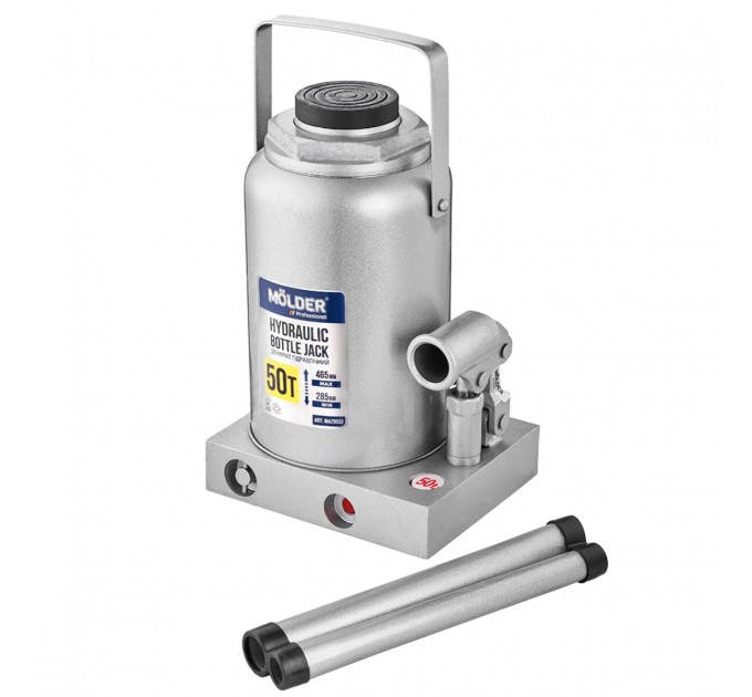 Домкрат гідравлічний пляшковий Molder 50т 285-465мм, ціна: 4 087 грн.