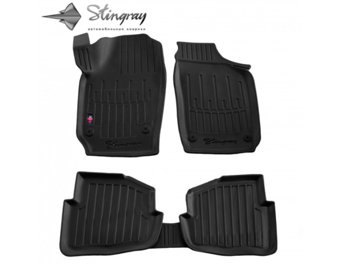Volkswagen Polo IV (2001-2009) комплект 3D ковриков с 5 штук (Stingray), цена: 1 870 грн.