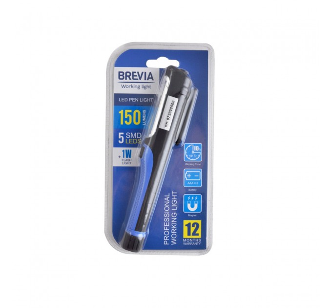 Ліхтар інспекційний Brevia LED Pen Light 5SMD+1W LED 150lm 3xAAA, ціна: 180 грн.