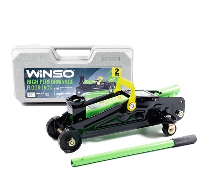 Домкрат гидравлический подкатной Winso 2т 125-310мм в кейсе, цена: 1 539 грн.