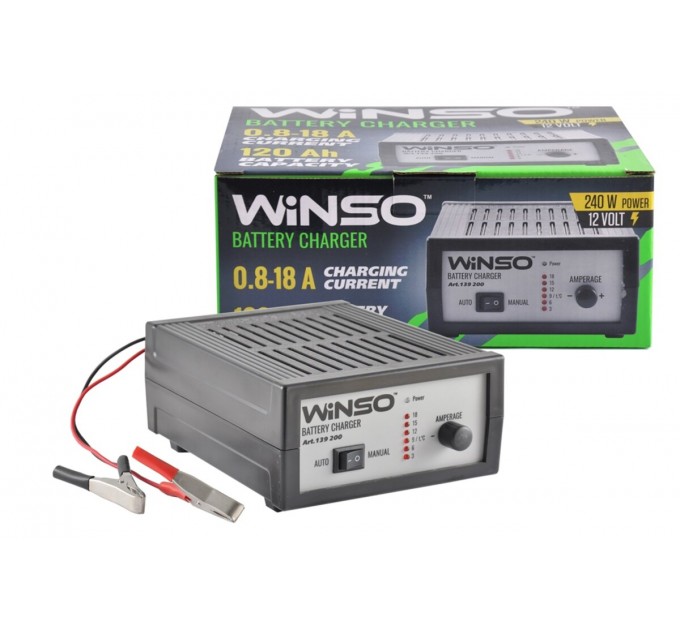 Зарядний пристрій АКБ Winso 12V, 18А, ціна: 1 357 грн.