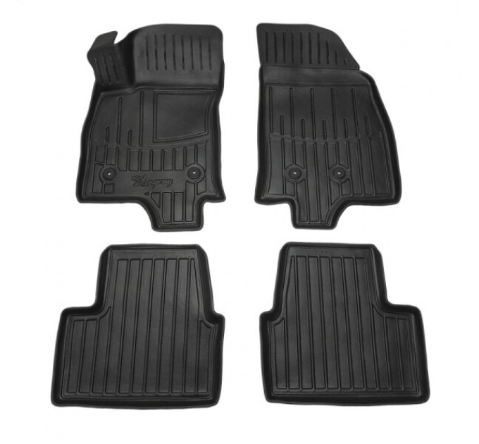 Chevrolet Volt ІI (2016-2019) комплект 3D ковриков с 4 штук (Stingray), цена: 1 700 грн.