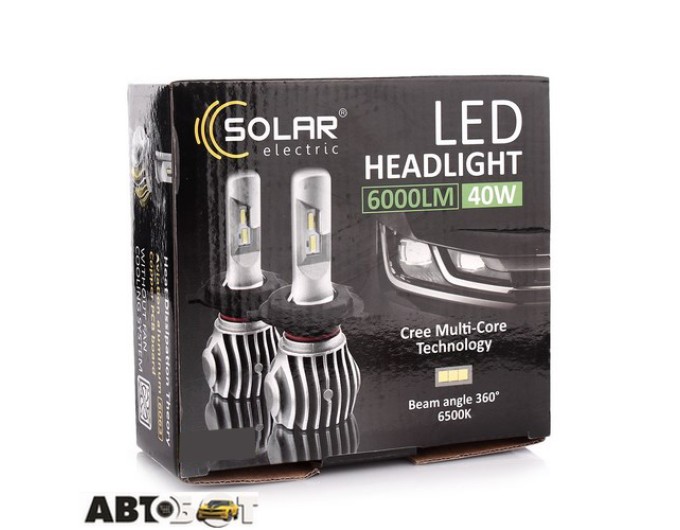 LED лампа SOLAR H11 12/24V 6500K 6000Lm 50W Cree Chip 1860 CANBUS 8611, ціна: 1 642 грн.