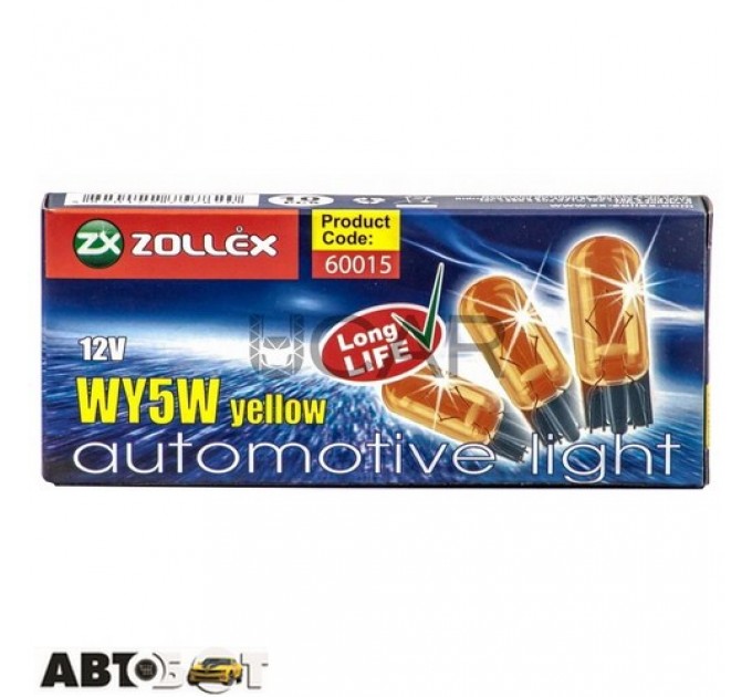 Лампа накаливания Zollex WY5W 12V amber 60015 (1 шт.), цена: 17 грн.
