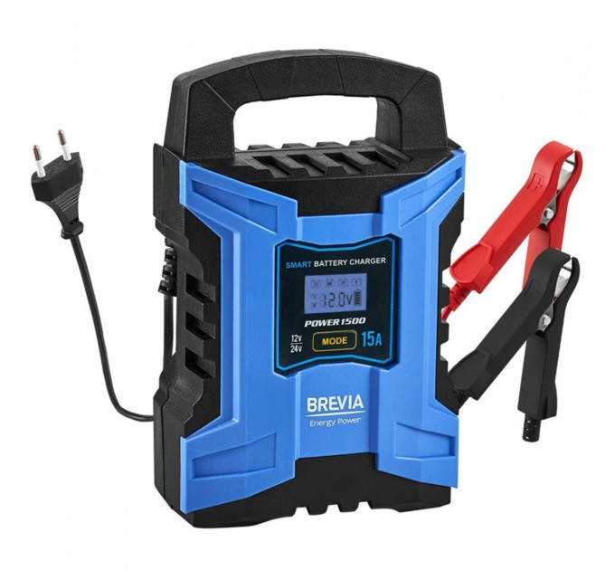 Зарядний пристрій АКБ Brevia Power 12/24В 300А·год 15А, ціна: 3 699 грн.