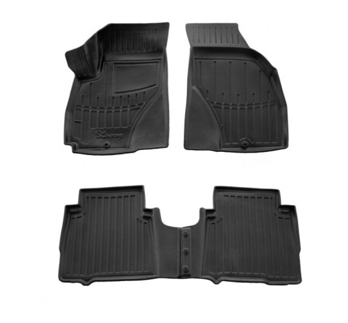 Hyundai Santa Fe I (SM) (2001-2006) комплект 3D ковриков с 4 штук (Stingray), цена: 1 870 грн.