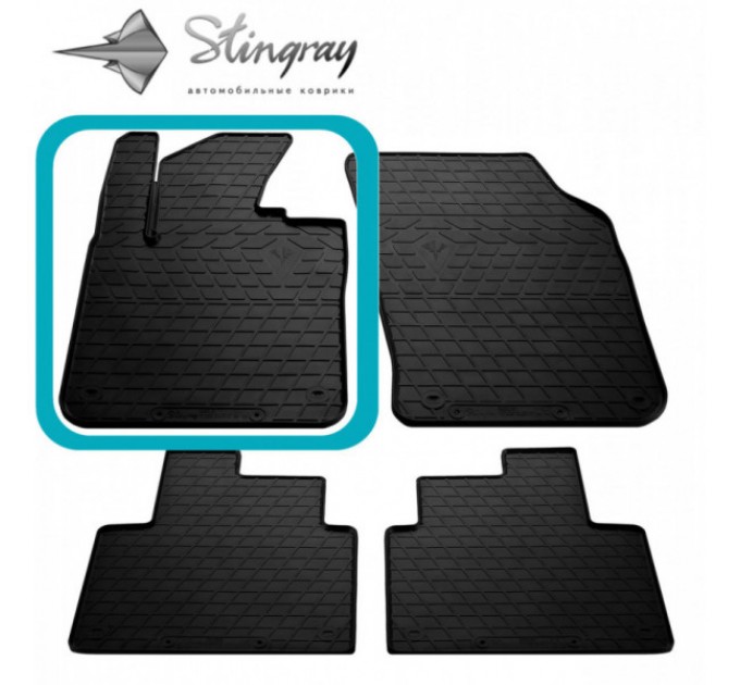 Volvo S90 II (2016-...) килимок передній лівий (Stingray), ціна: 963 грн.