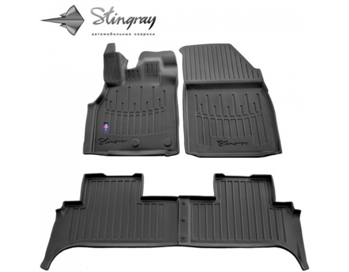 Renault Grand Scenic (2009-2016) комплект 3D ковриков с 4 штук (Stingray), цена: 1 870 грн.
