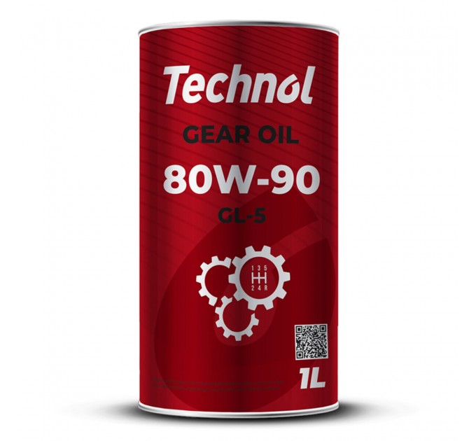Трансмісійне масло Technol Gear Oil 80W-90 GL5 1л, ціна: 281 грн.